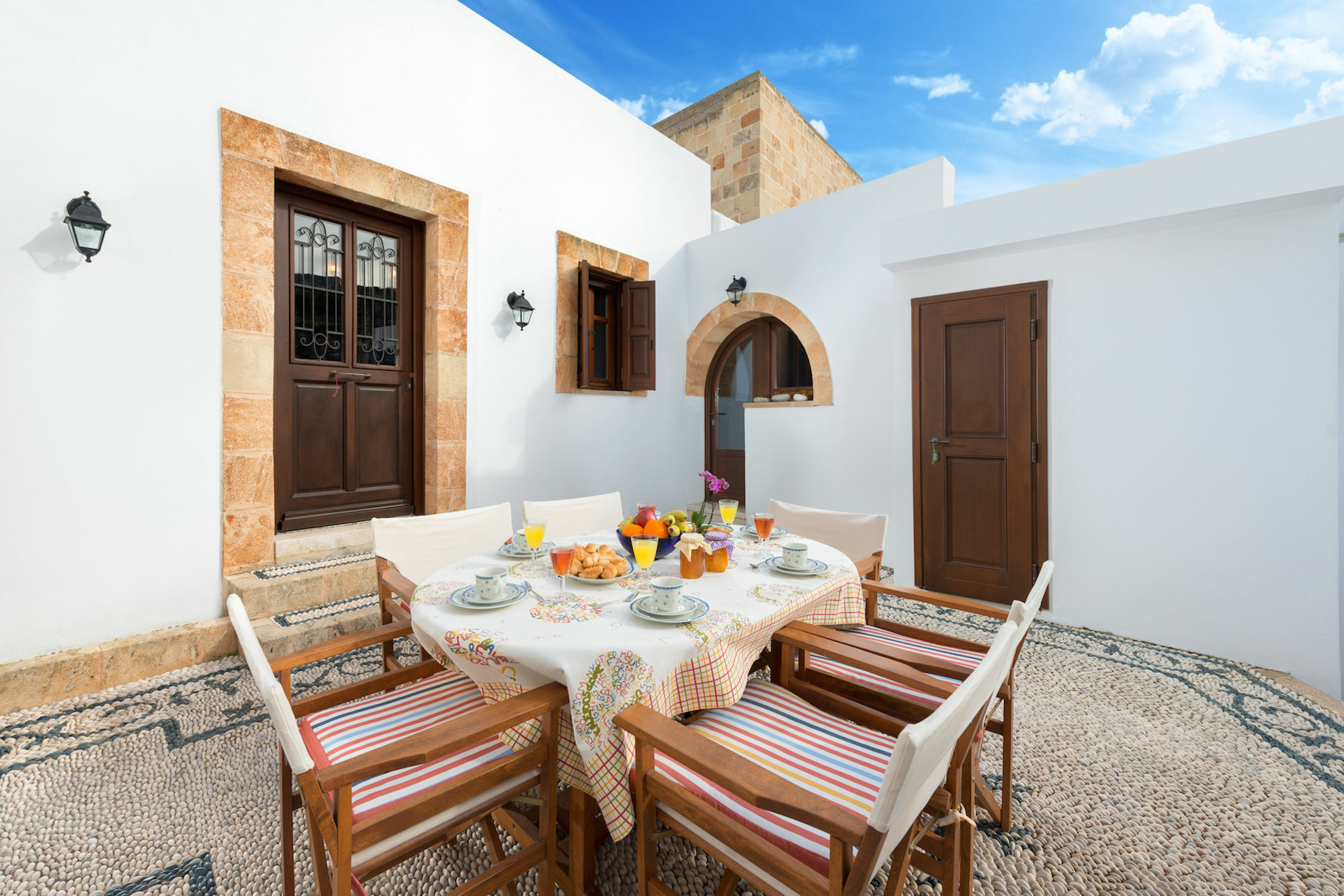 Residenza Maria Lindos Villa ภายนอก รูปภาพ