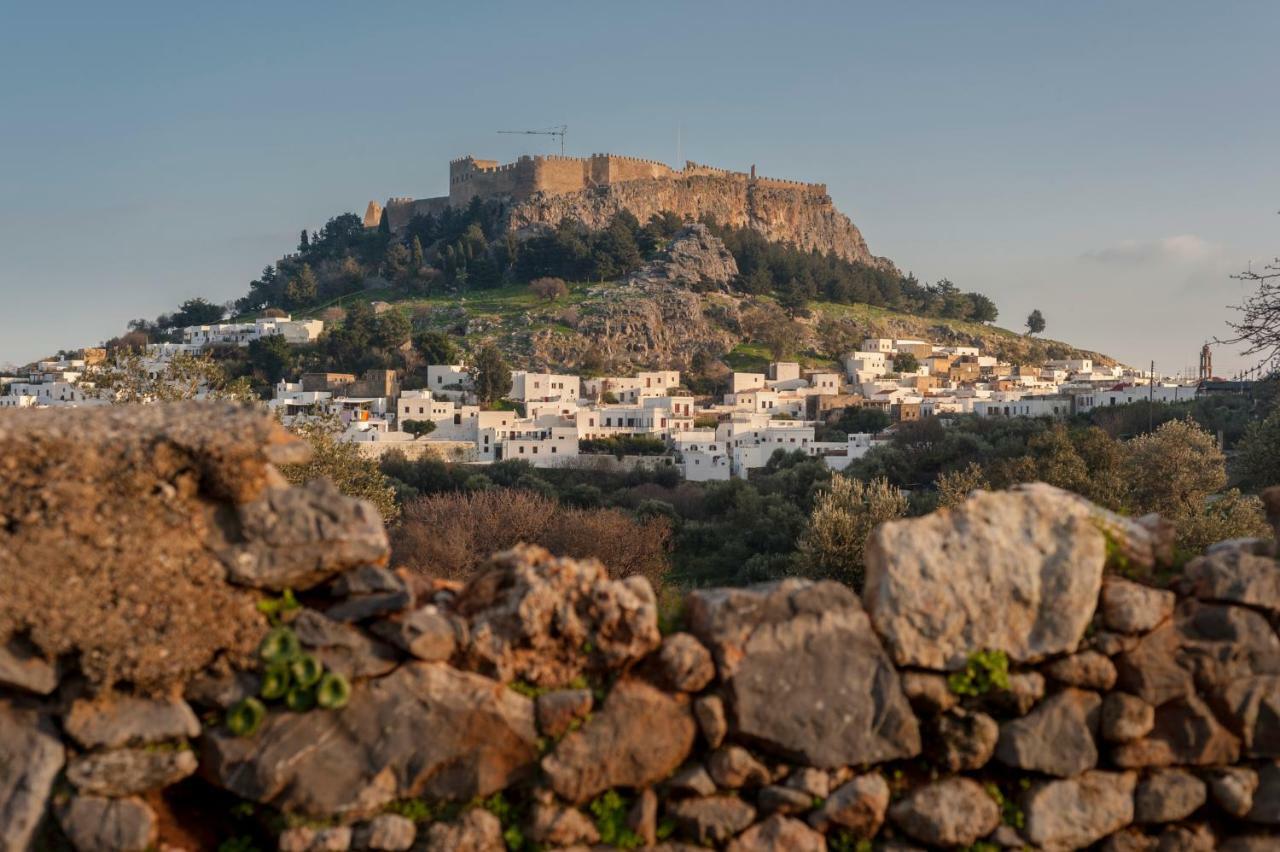 Residenza Maria Lindos Villa ภายนอก รูปภาพ
